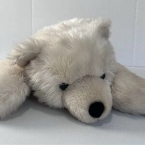 Vintage Plush polar Bear Cream White Aurora 25”